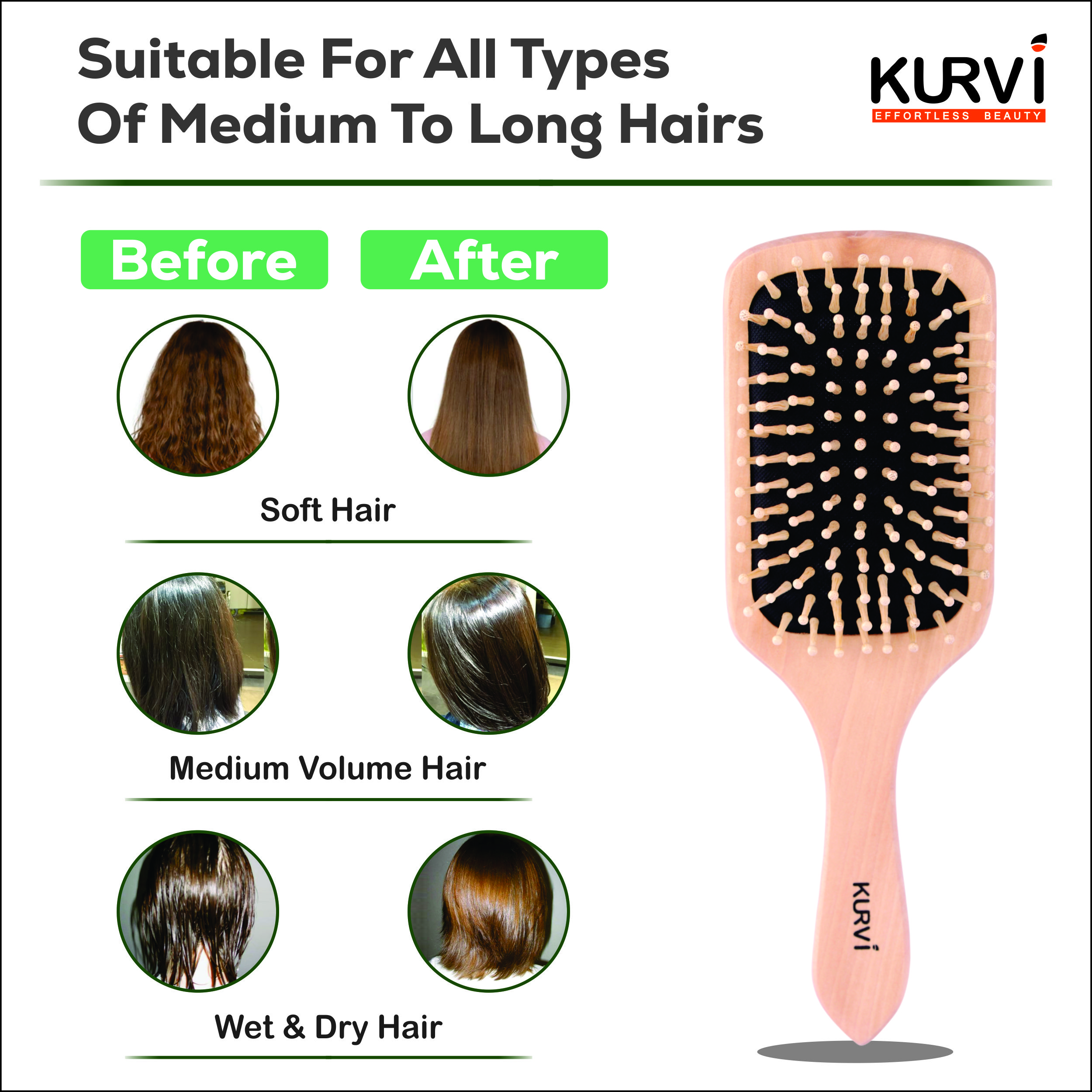 Hair Brush Paddle - Image 6